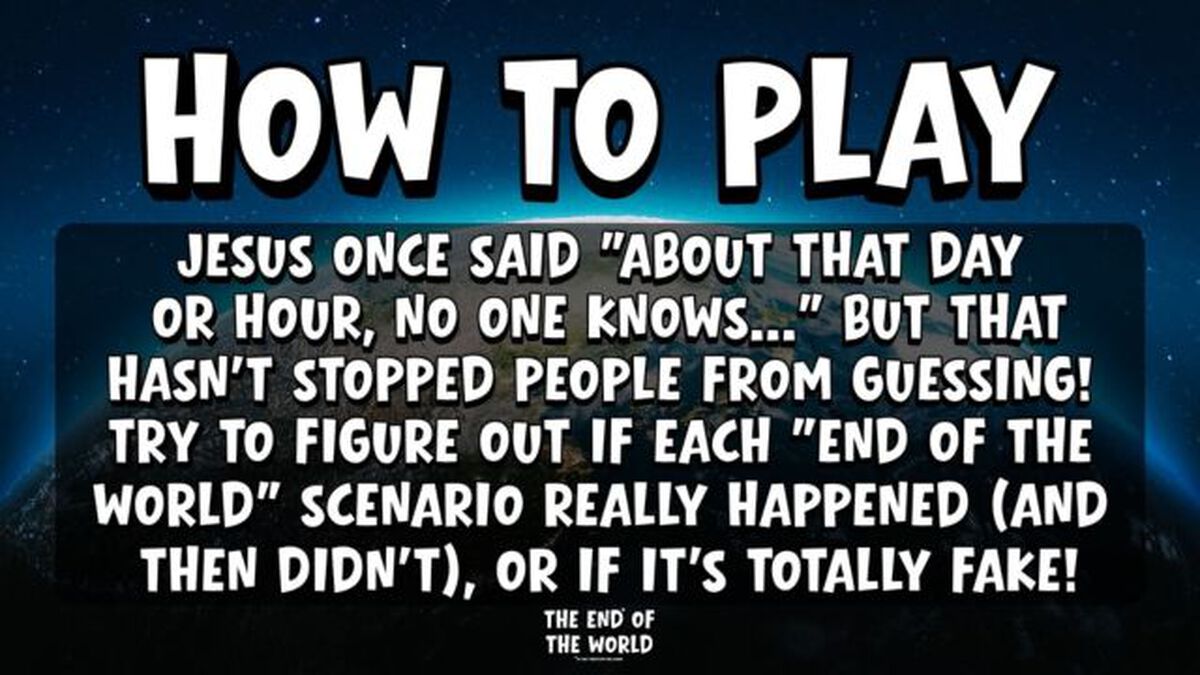 The End* of the World image number null